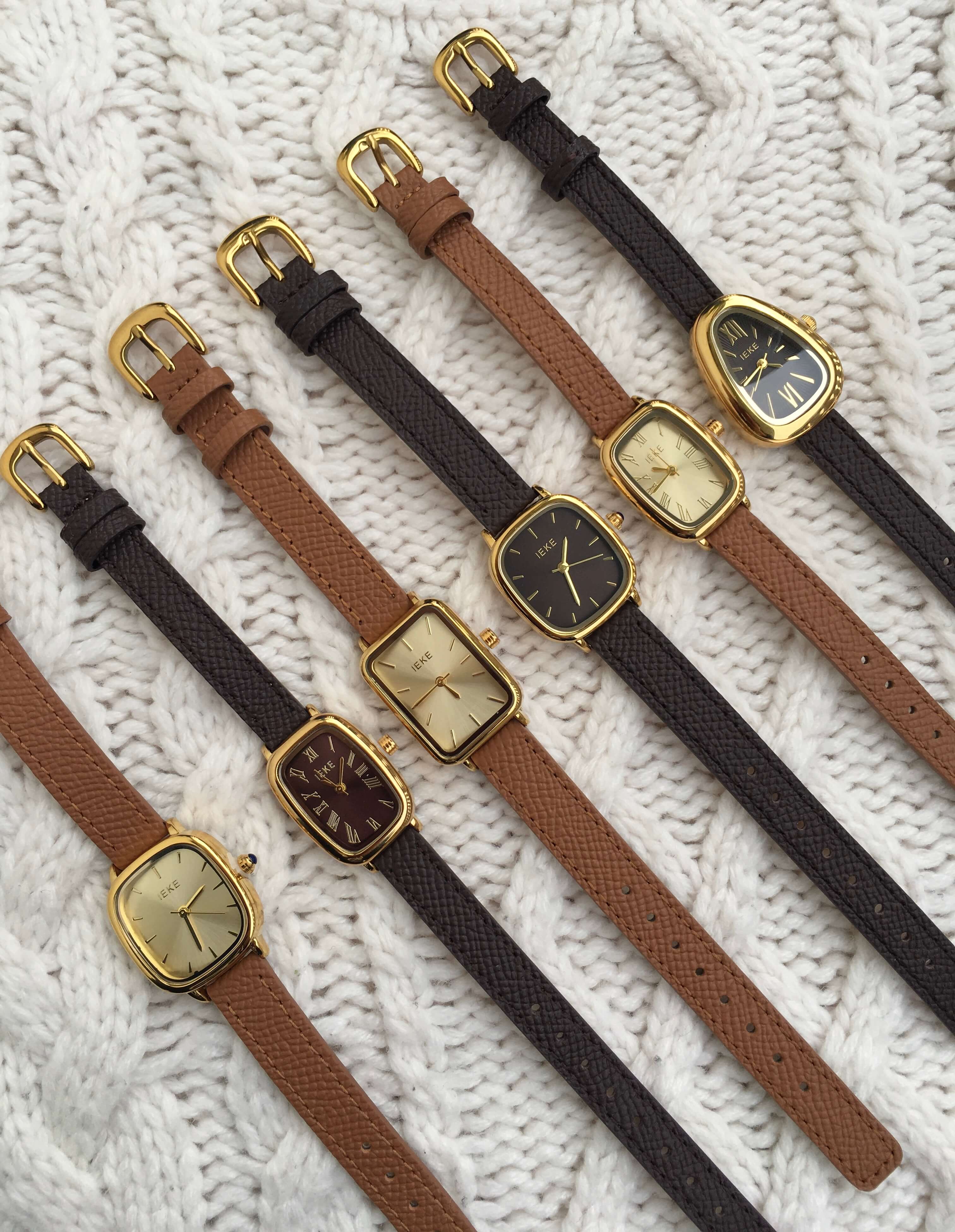 Montres IEKE Originales – Bracelet Cuir