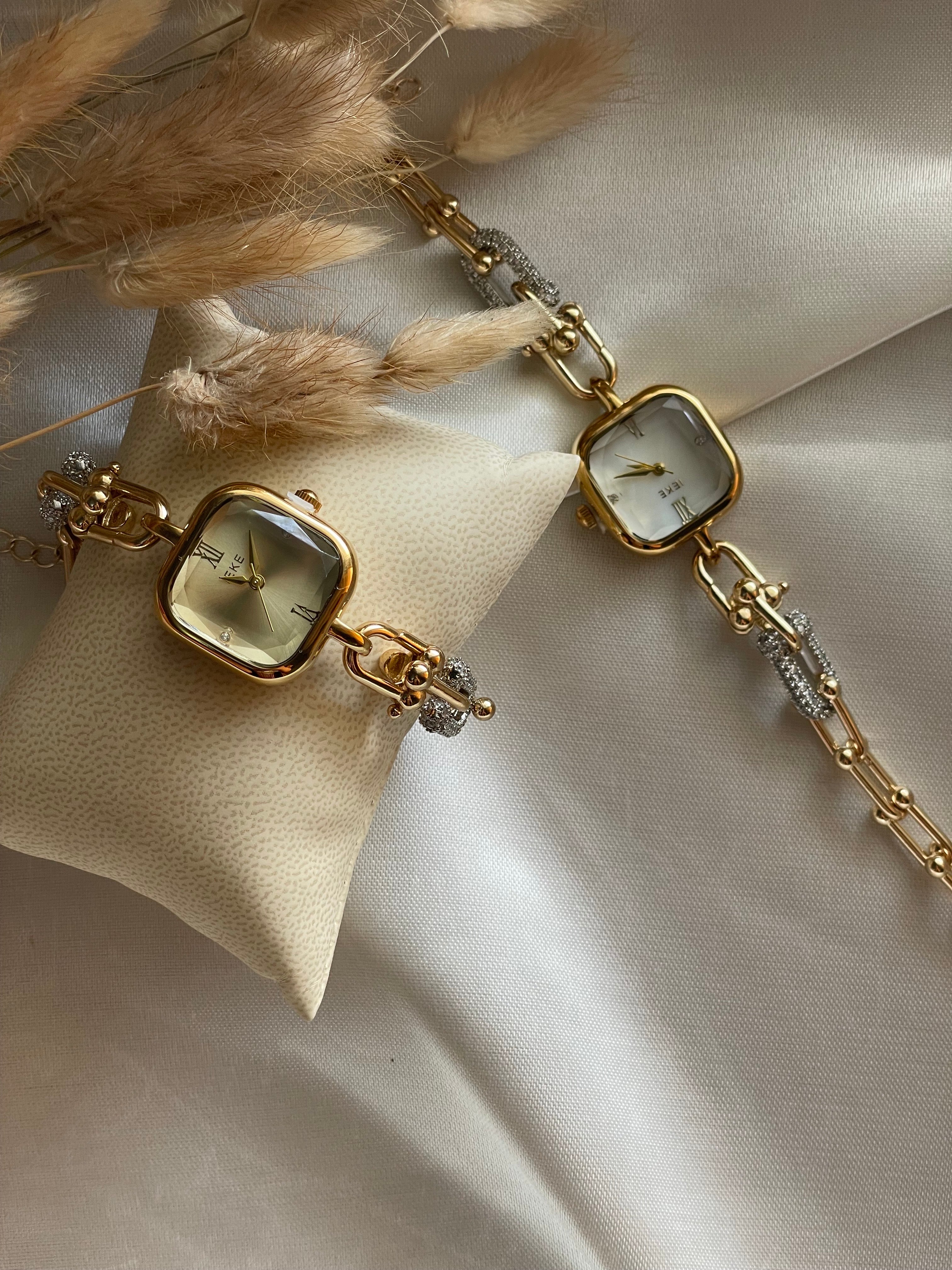 🟡 Montre IEKE TIFFANY - Doré Clair