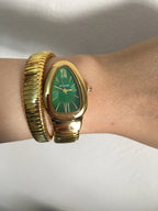 Montre BVLGARI Serpentine Émeraude