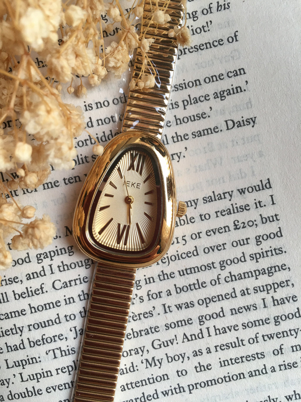 Montre IEKE Solarys – Doré Clair