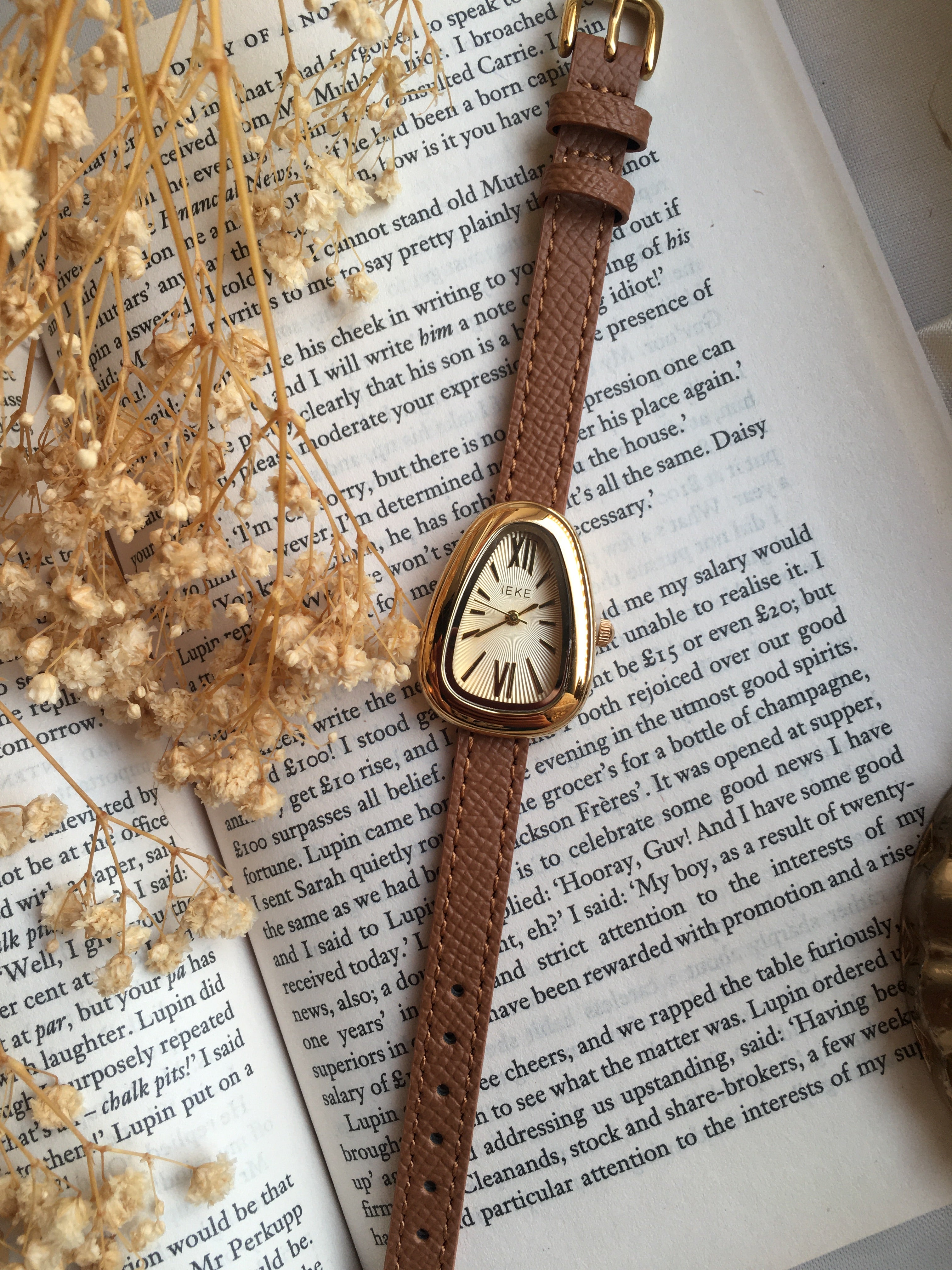 Montre IEKE Ovaline Camel