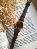 Montre IEKE Brunelle – Marron Ambre
