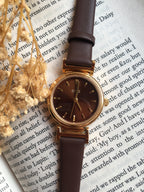 Montre IEKE Brunelle – Marron Ambre