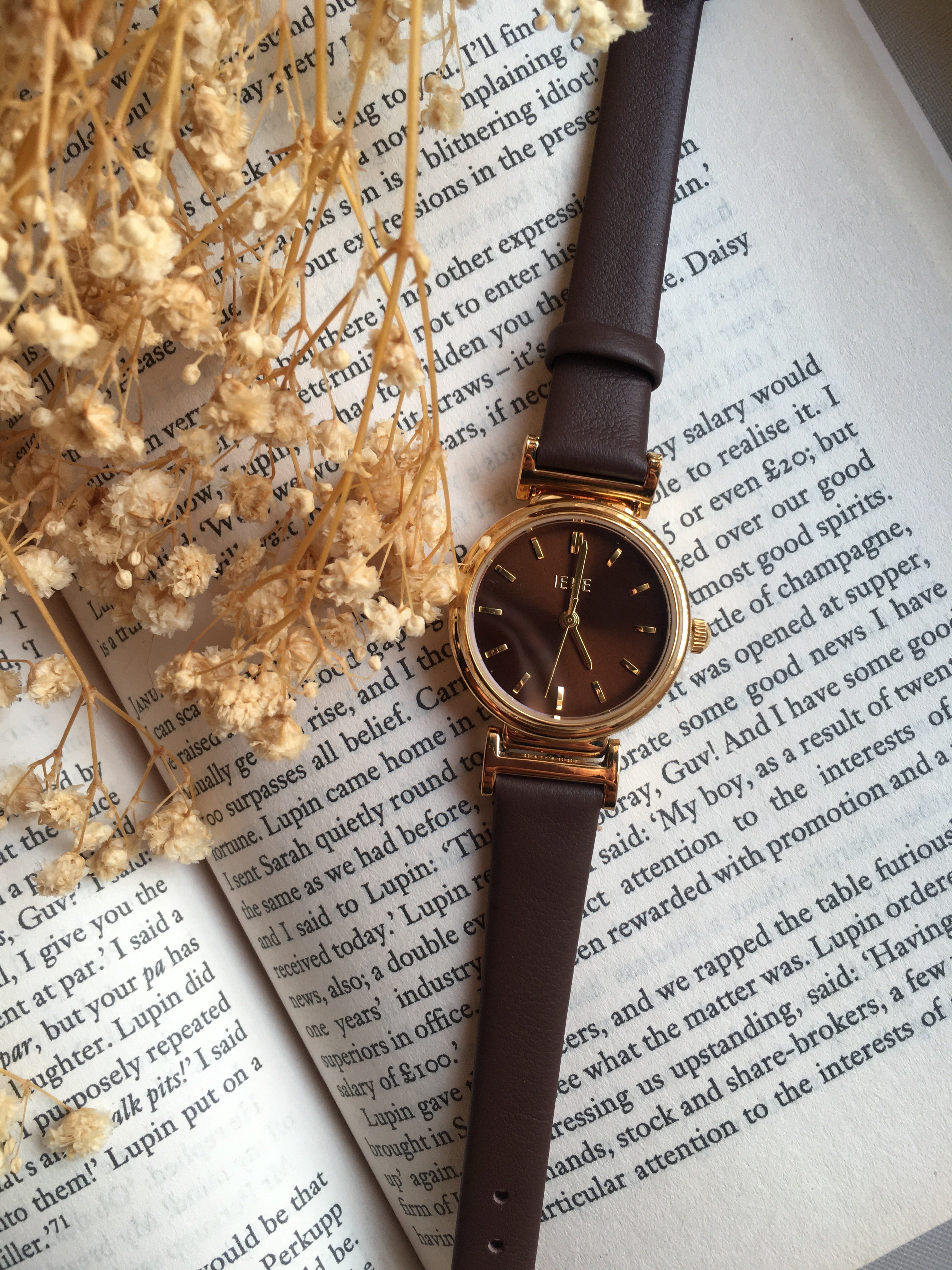 Montre IEKE Brunelle – Marron Ambre