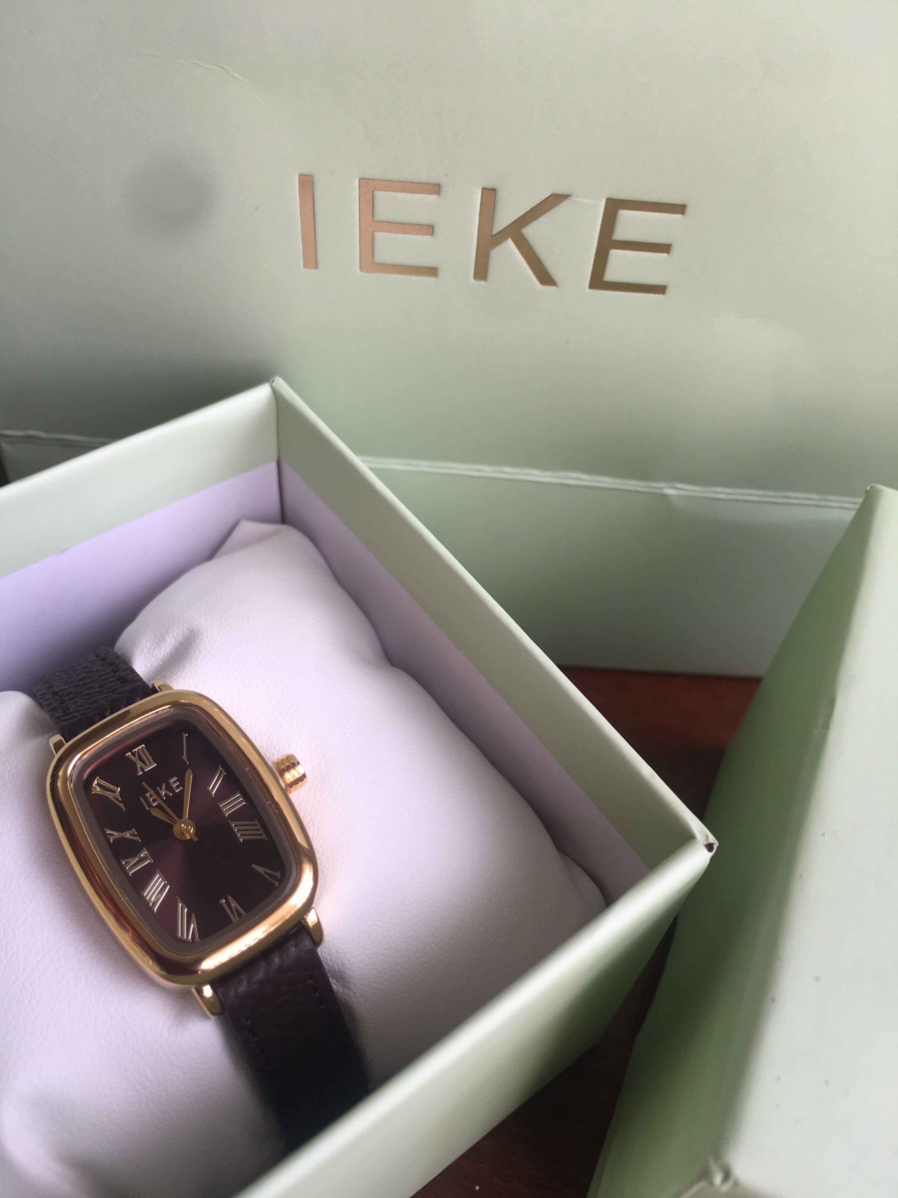 Montre IEKE AURÉLIA ✨ Marron Chocolat