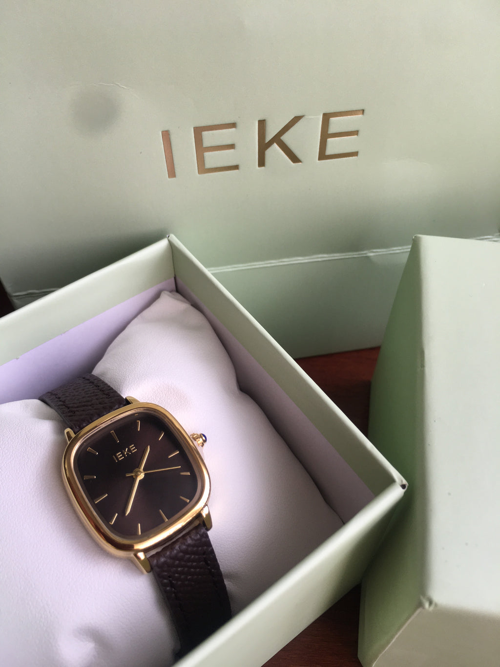 Montre IEKE ÉLISA ✨ Marron Chocolat