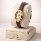Montre IEKE style Baignoire - Marron Chocolat